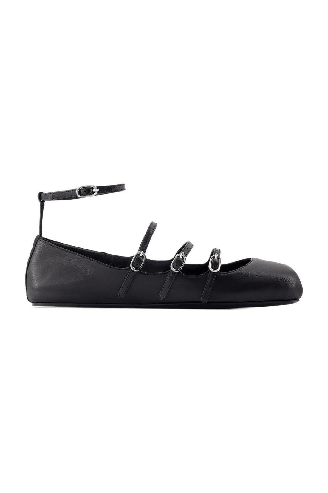Cage Ballerinas - Alexander McQueen - Leather - Black