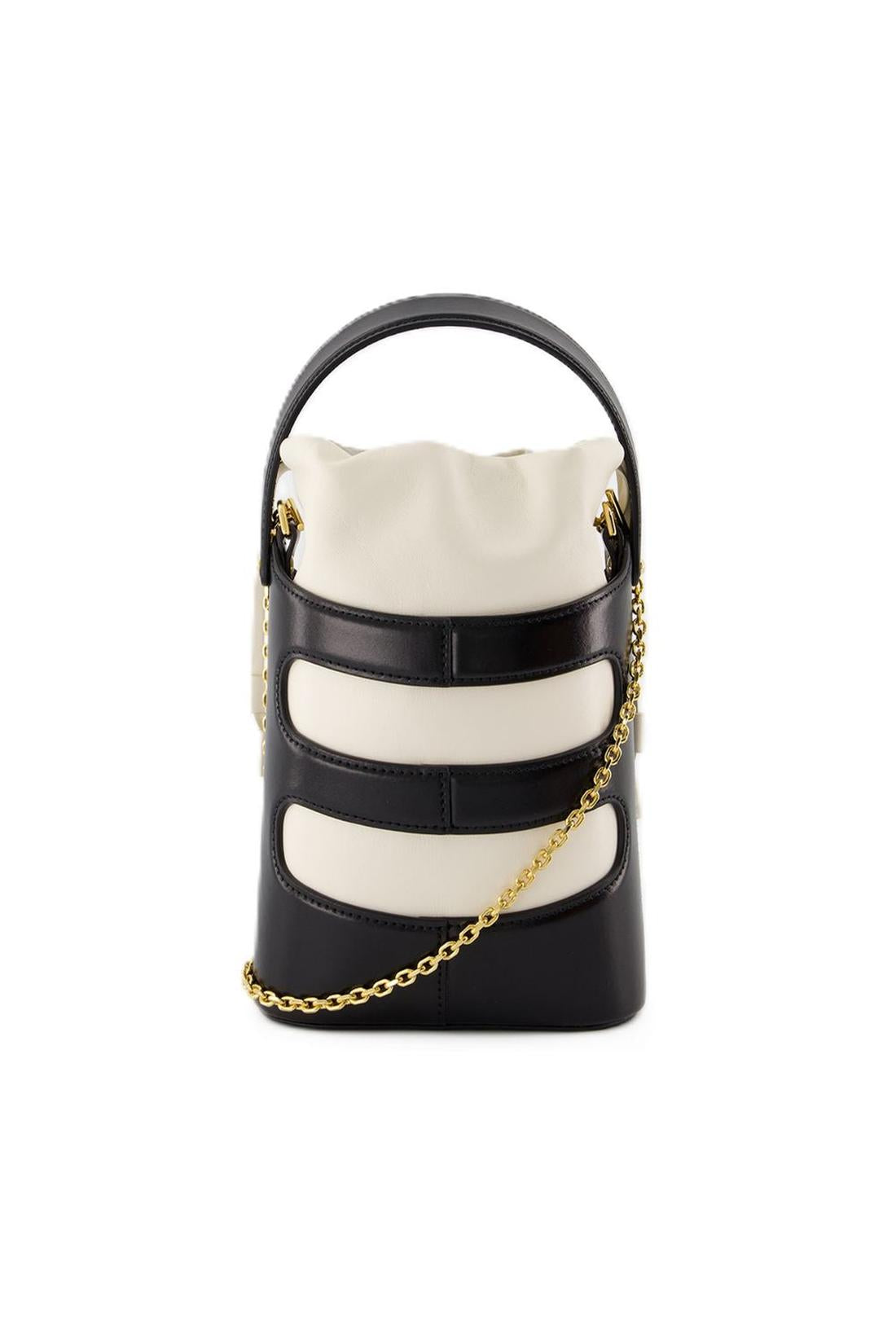 The Rise Mini Schultertasche - Alexander McQueen - Leder - Schwarz