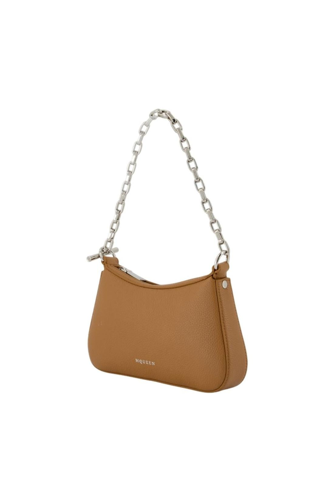 Alexander McQueen-T Bar Mini Handtasche - Alexander McQueen - Leder - Braun-Taschen-Black-Deal-Outlet-by-ARCHIVIST