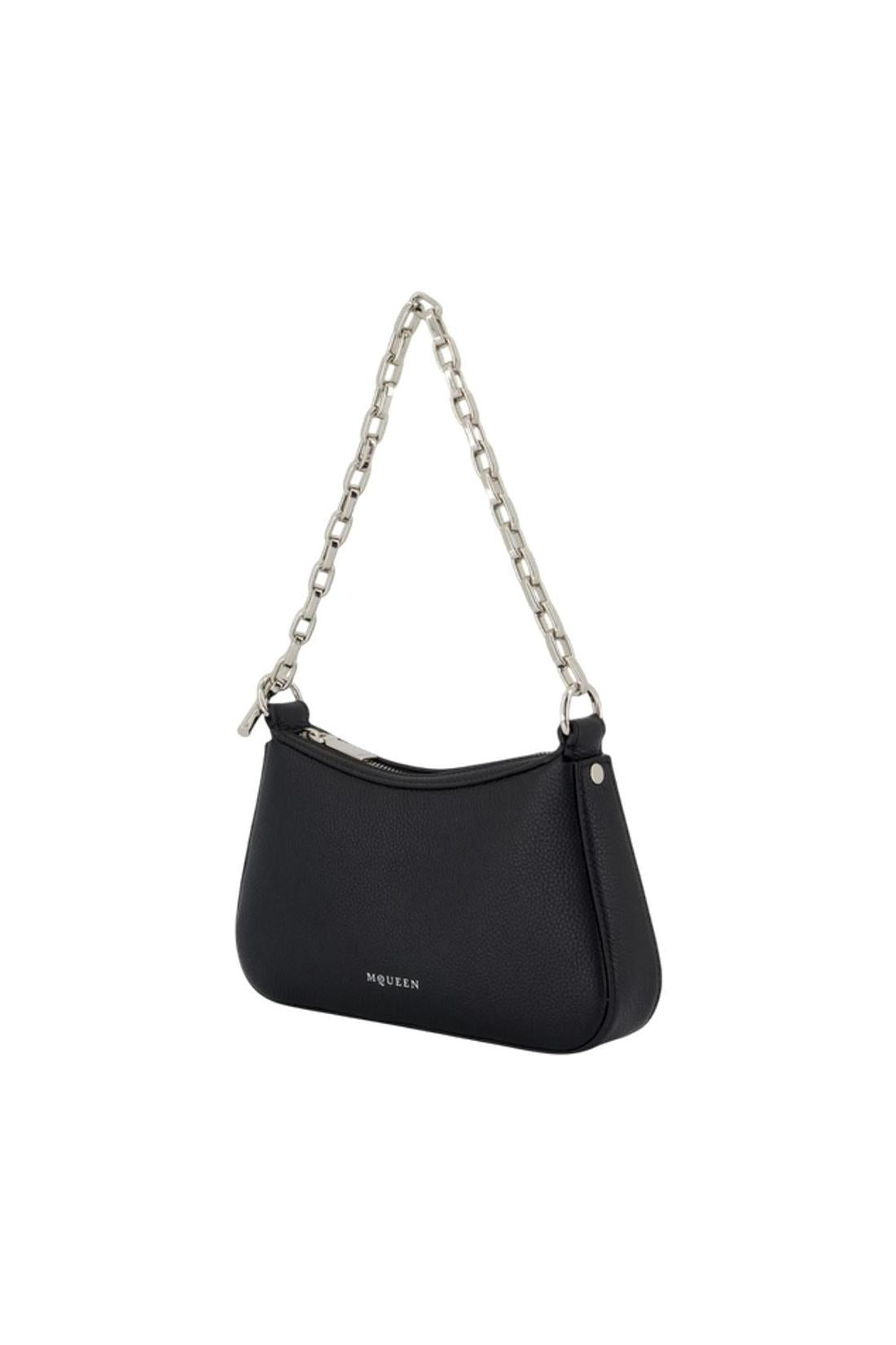 Alexander McQueen-T Bar Mini Handtasche - Alexander McQueen - Leder - Schwarz-Taschen-Black-Deal-Outlet-by-ARCHIVIST