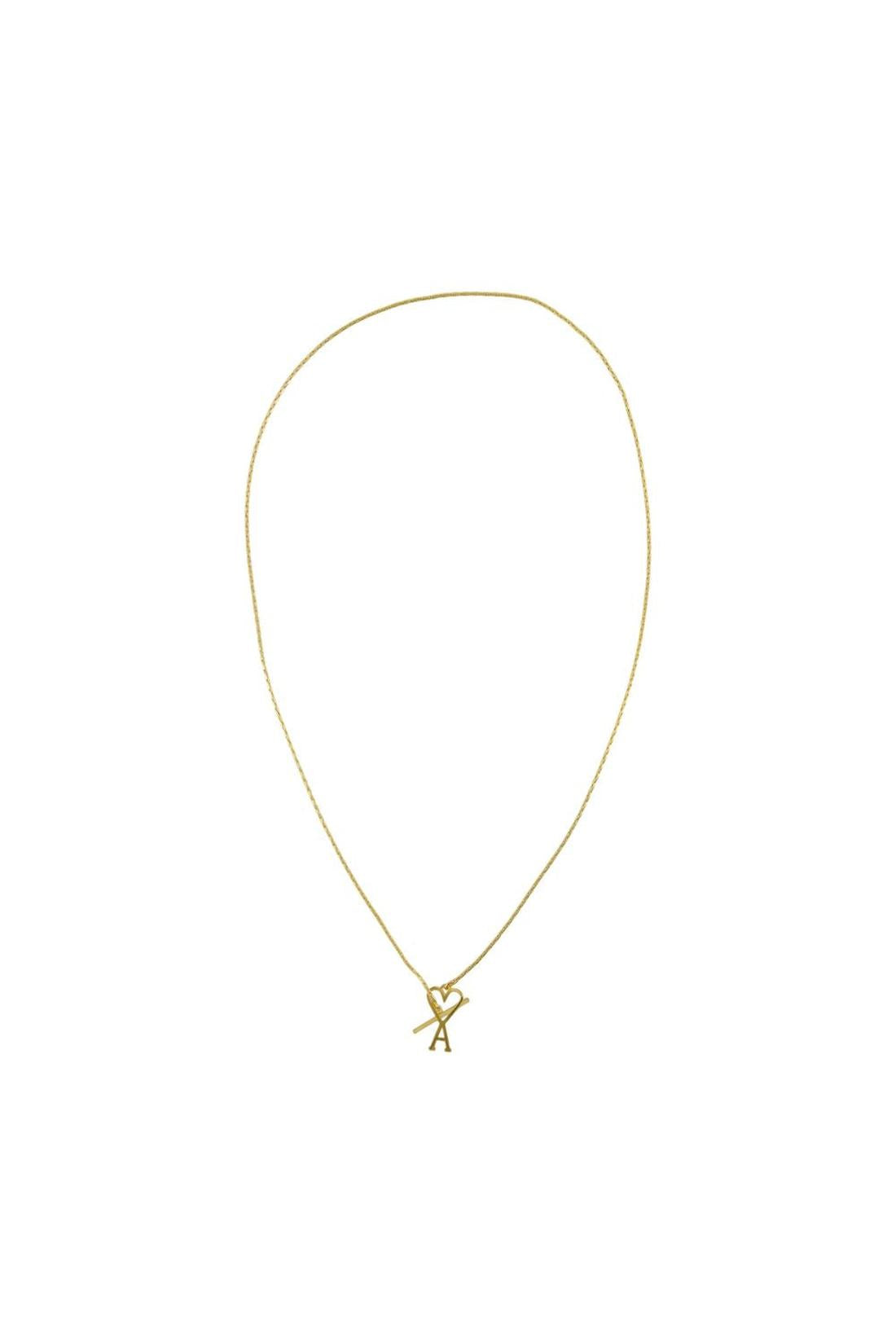 Ami Paris-Adc Halskette - AMI Paris - Metall - Vergoldet-Schmuck-Black-Deal-Outlet-by-ARCHIVIST