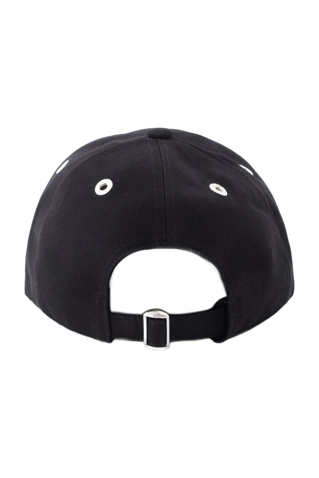 Ami Paris-Red Adc Cap - AMI Paris - Baumwolle - Schwarz-Outdoor-Black-Deal-Outlet-by-ARCHIVIST