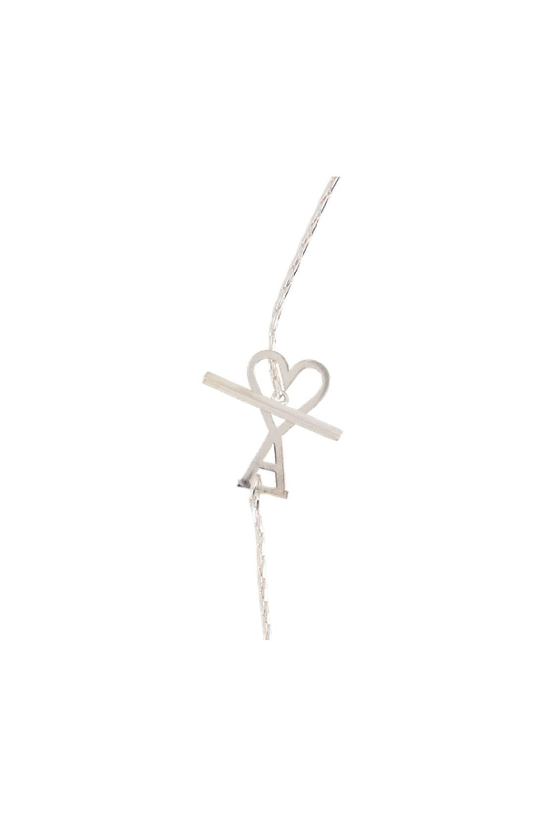 Ami Paris-Adc 2 In 1 Halskette - AMI Paris - Metall - Silber-Schmuck-Black-Deal-Outlet-by-ARCHIVIST