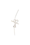 Ami Paris-Adc 2 In 1 Halskette - AMI Paris - Metall - Silber-Schmuck-Black-Deal-Outlet-by-ARCHIVIST