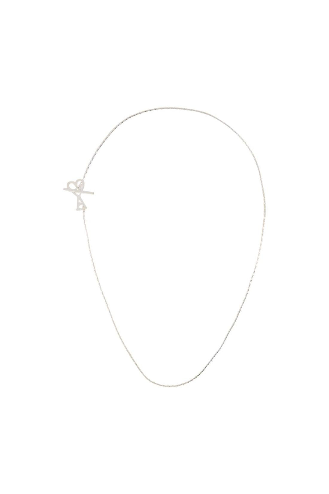 Ami Paris-Adc 2 In 1 Halskette - AMI Paris - Metall - Silber-Schmuck-Black-Deal-Outlet-by-ARCHIVIST