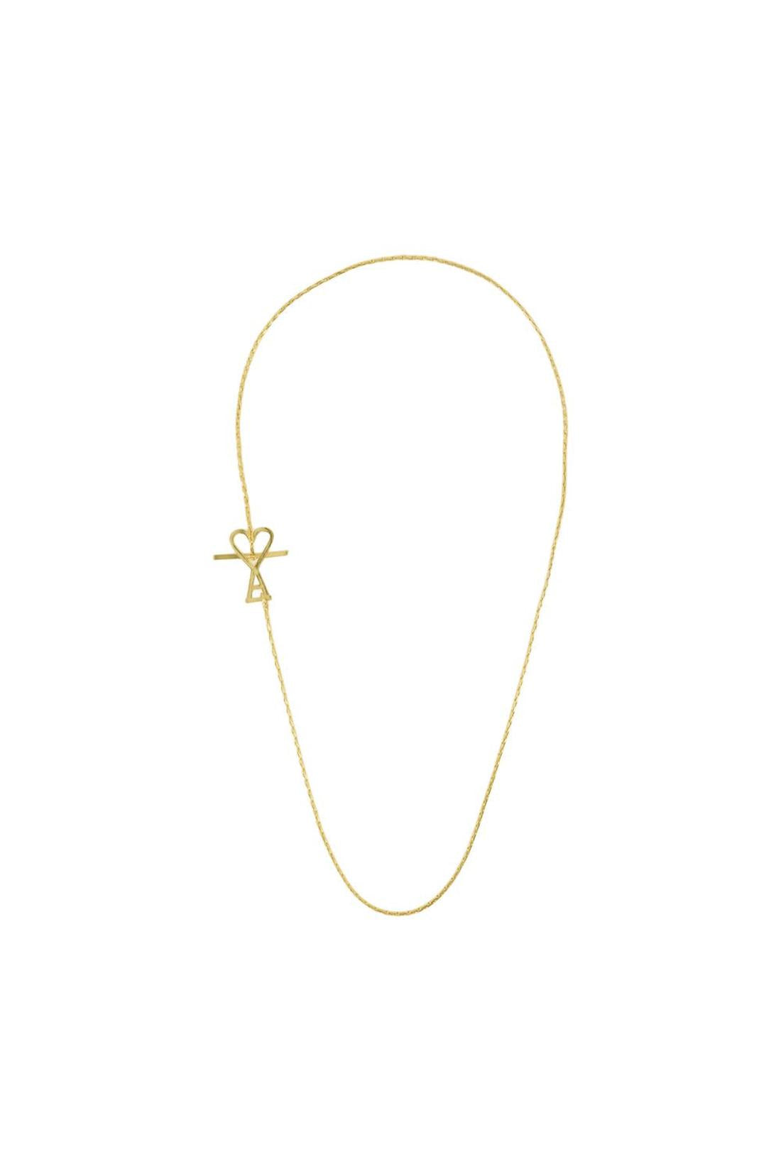 Ami Paris-Halsband Adc 2 In 1 - AMI Paris - Metall - Vergoldet-Schmuck-Black-Deal-Outlet-by-ARCHIVIST