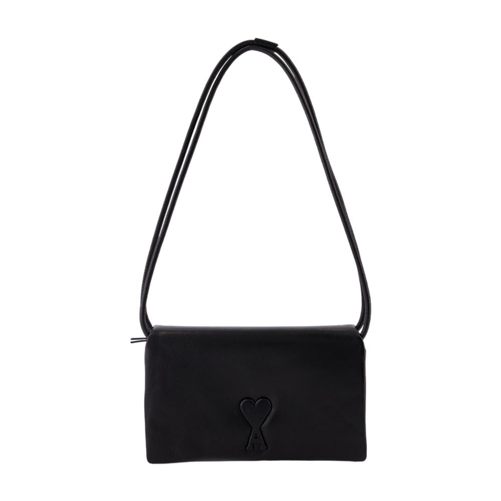 Voulez Vous Schultertasche - AMI Paris - Leder - Schwarz