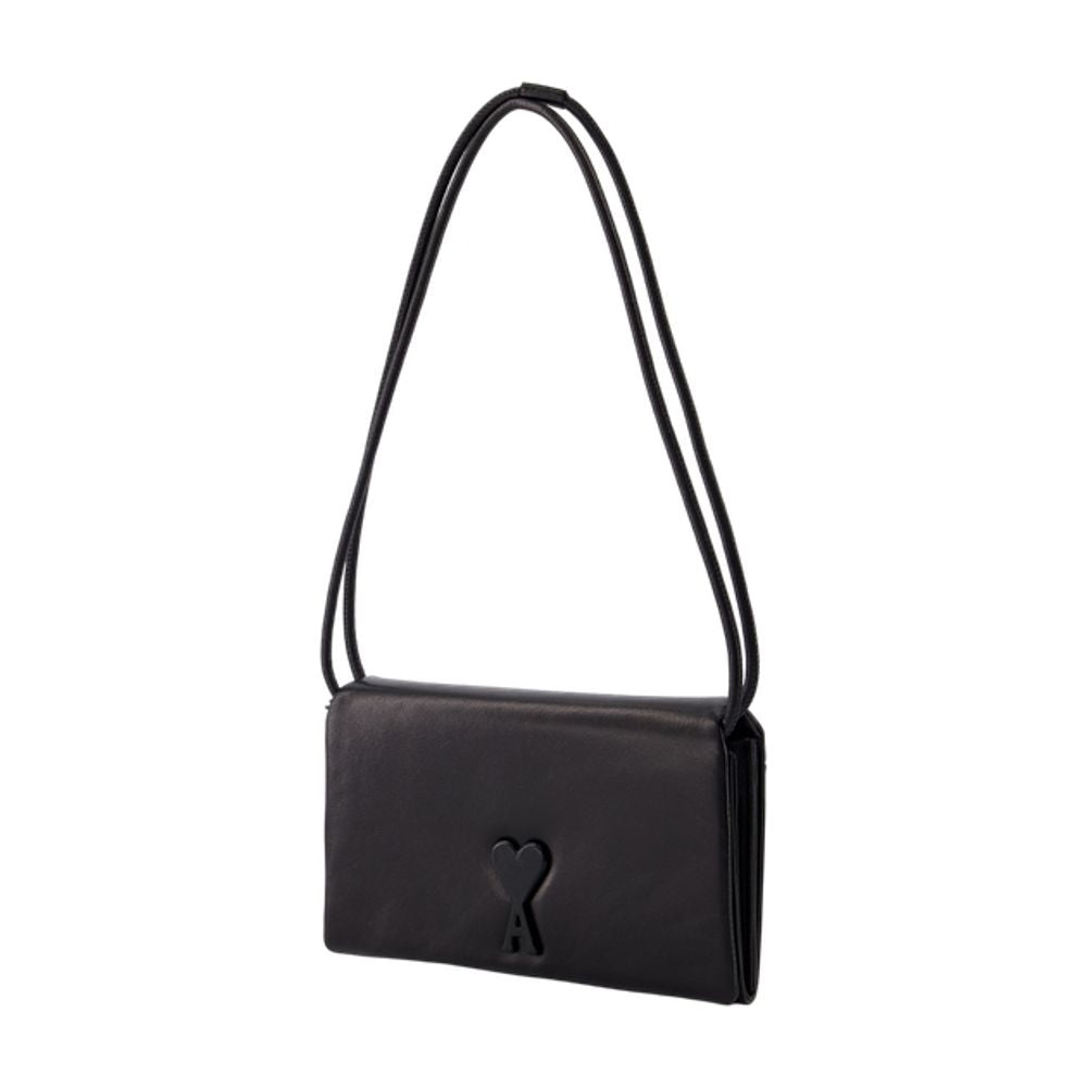 Voulez Vous Schultertasche - AMI Paris - Leder - Schwarz