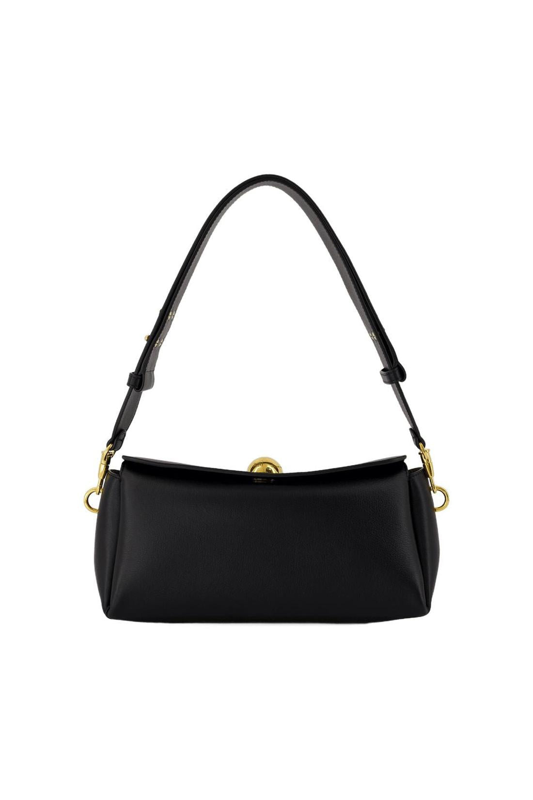 Karussell-Schultertasche - AMI Paris - Leder - Schwarz-Taschen-Ami Paris-One size-black-ARCHIVIST