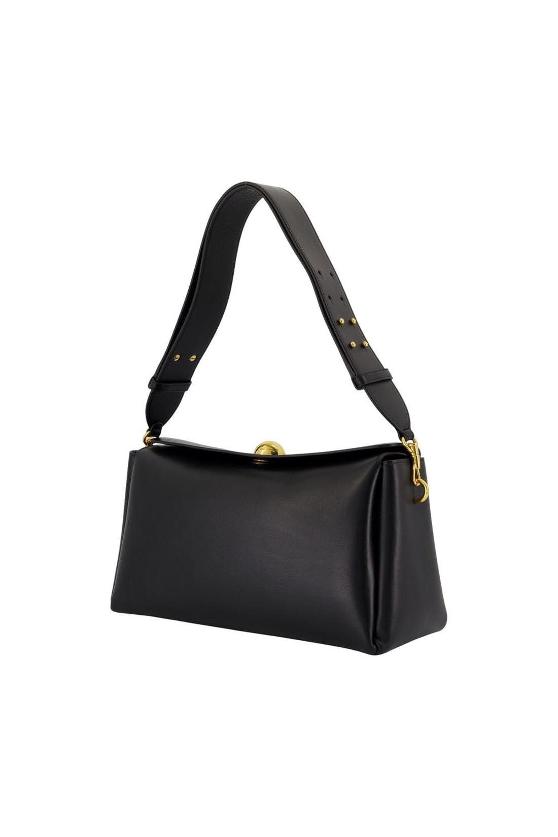 Karussell-Schultertasche Medium - AMI Paris - Leder - Schwarz-Taschen-Ami Paris-ARCHIVIST