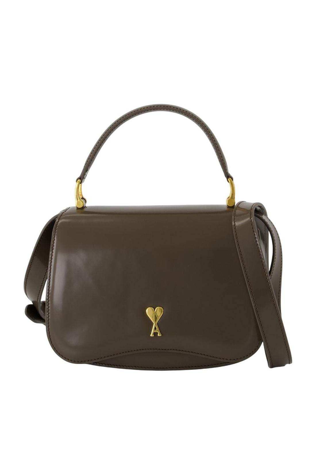 Ami Paris-Handtasche Paris Paris - AMI Paris - Leder - Khaki-Taschen-Black-Deal-Outlet-by-ARCHIVIST