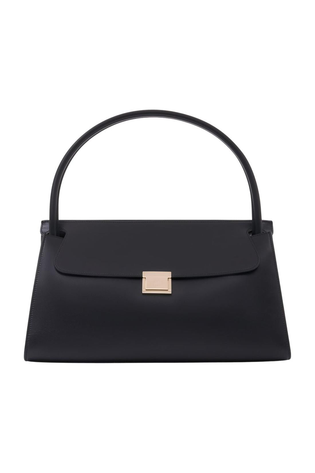 Ami Paris-Mimi Schultertasche - AMI Paris - Leder - Schwarz-Taschen-Black-Deal-Outlet-by-ARCHIVIST