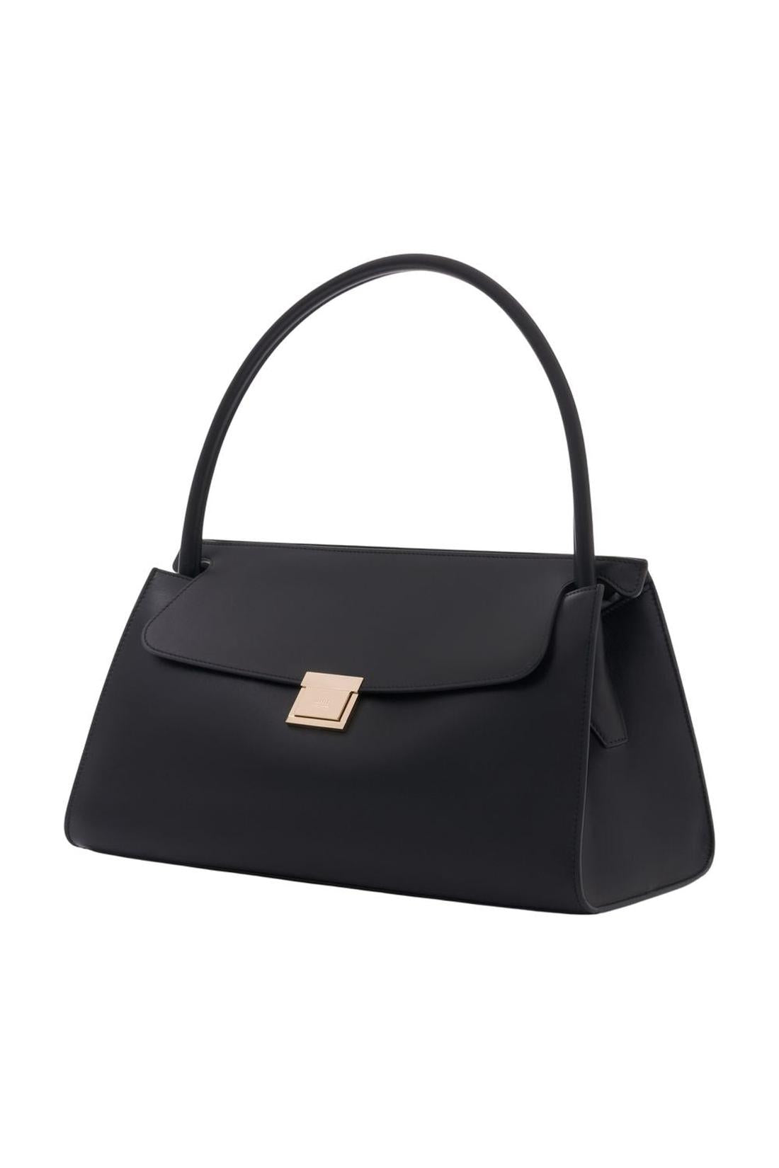 Ami Paris-Mimi Schultertasche - AMI Paris - Leder - Schwarz-Taschen-Black-Deal-Outlet-by-ARCHIVIST