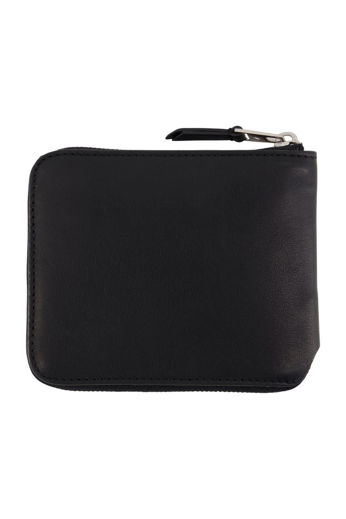 Ami Paris-Brieftasche - AMI Paris - Leder - Schwarz-Outdoor-Black-Deal-Outlet-by-ARCHIVIST
