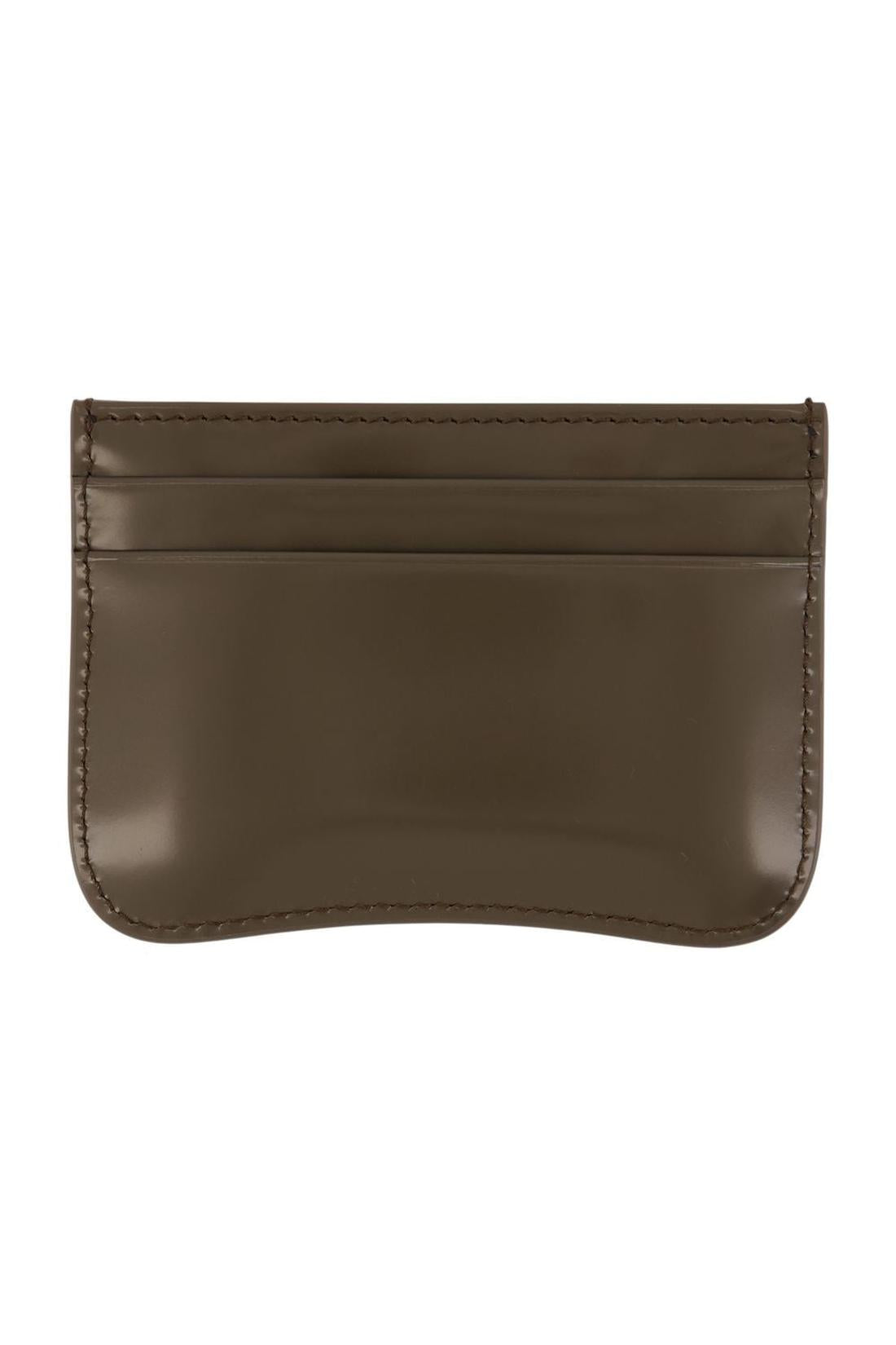 Ami Paris-Kartenhalter Paris Paris - AMI Paris - Leder - Khaki-Outdoor-Black-Deal-Outlet-by-ARCHIVIST