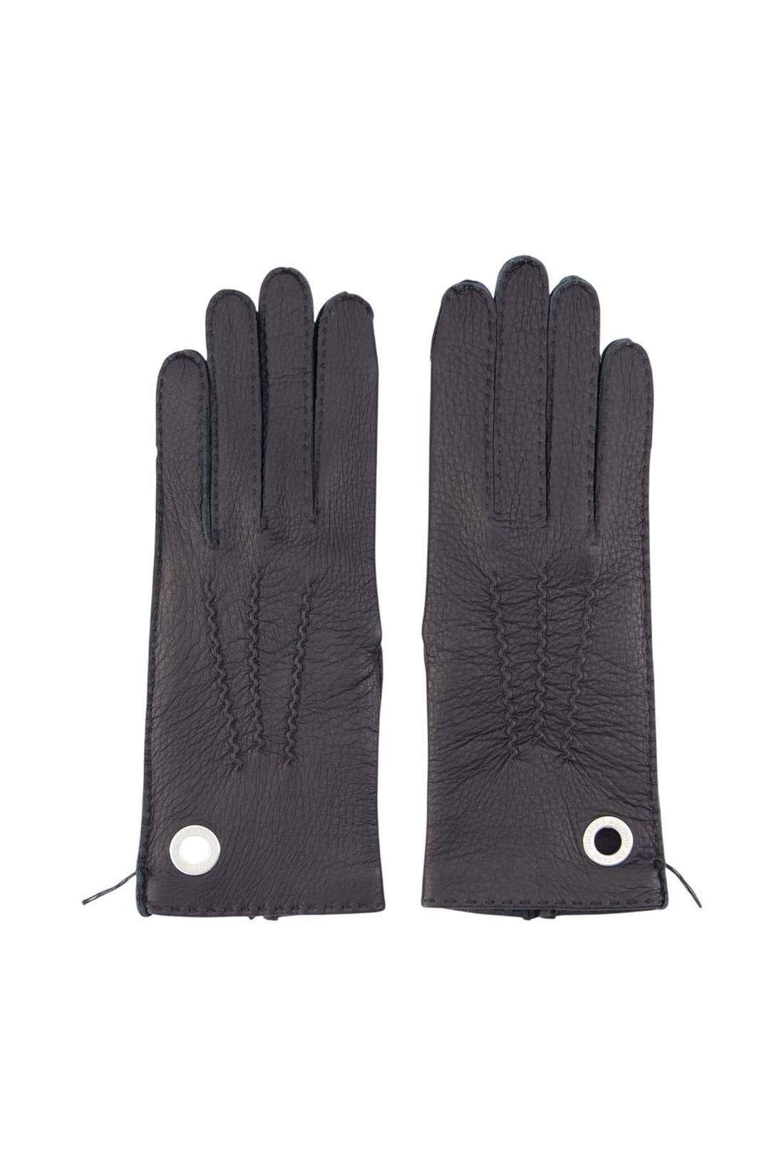 Handschuhe - AMI Paris - Leder - Schwarz