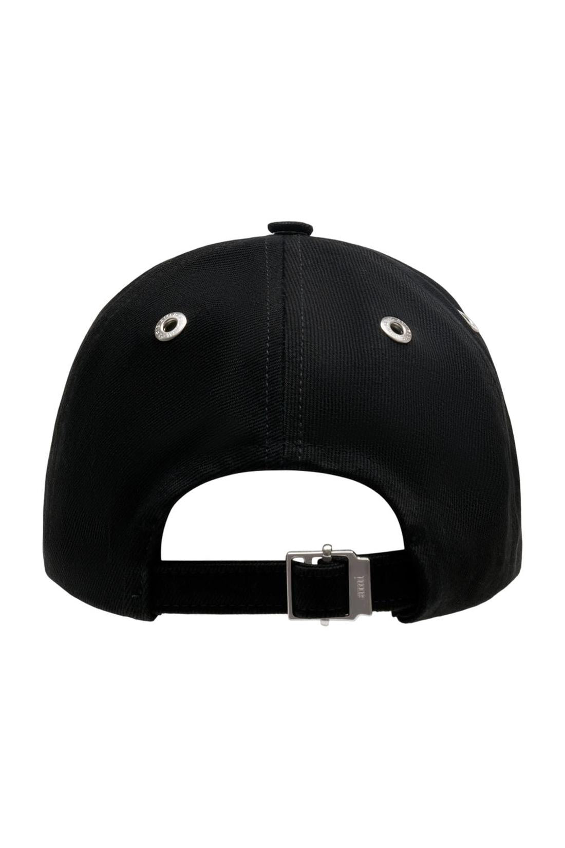 Ami De Coeur Felt Cap - AMI Paris - Baumwolle - Schwarz