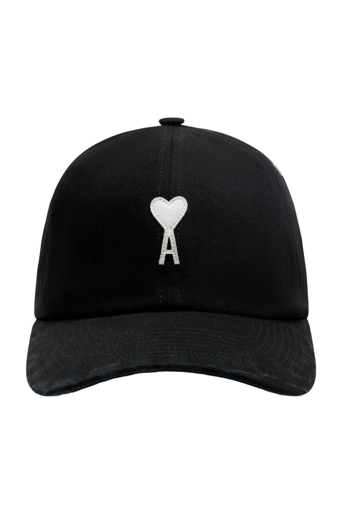 Ami De Coeur Felt Cap - AMI Paris - Baumwolle - Schwarz