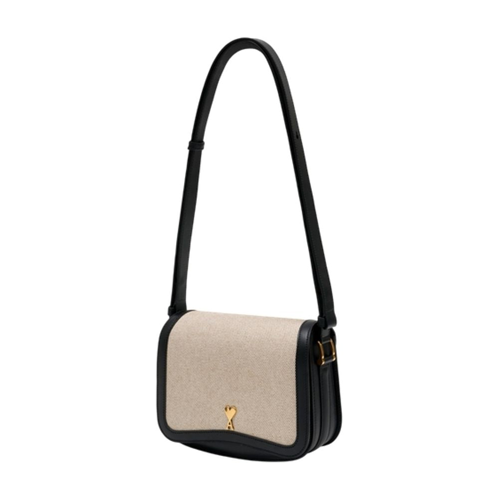 Schultertasche Paris Paris - AMI Paris - Leinwand - Multi