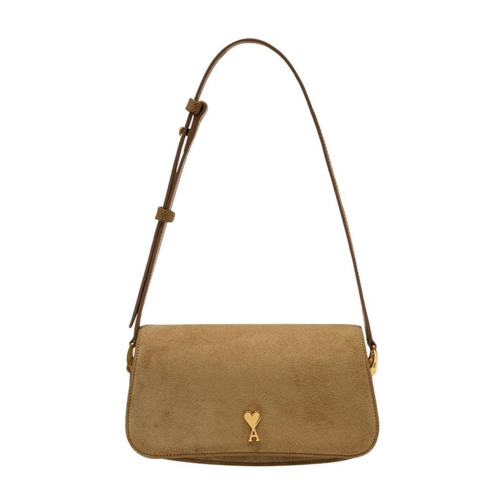 Umhängetasche Paris Paris – AMI Paris – Leder – Khaki