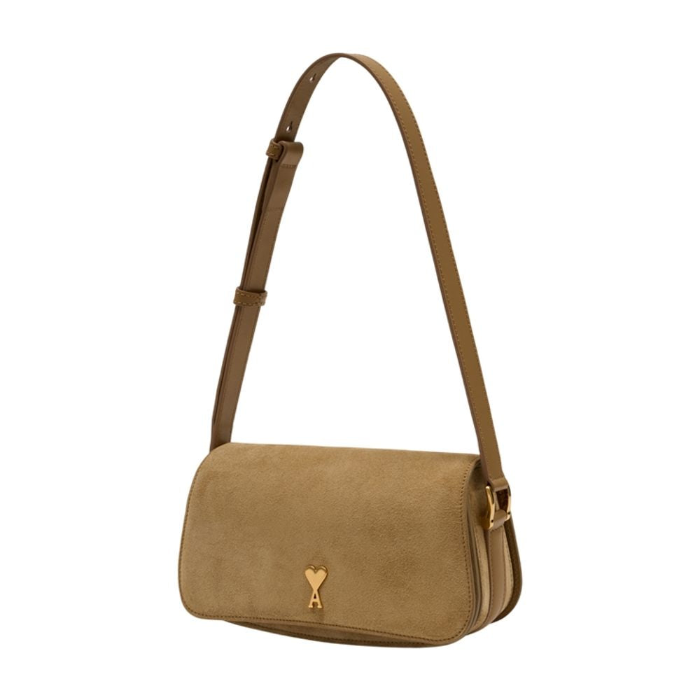 Umhängetasche Paris Paris – AMI Paris – Leder – Khaki