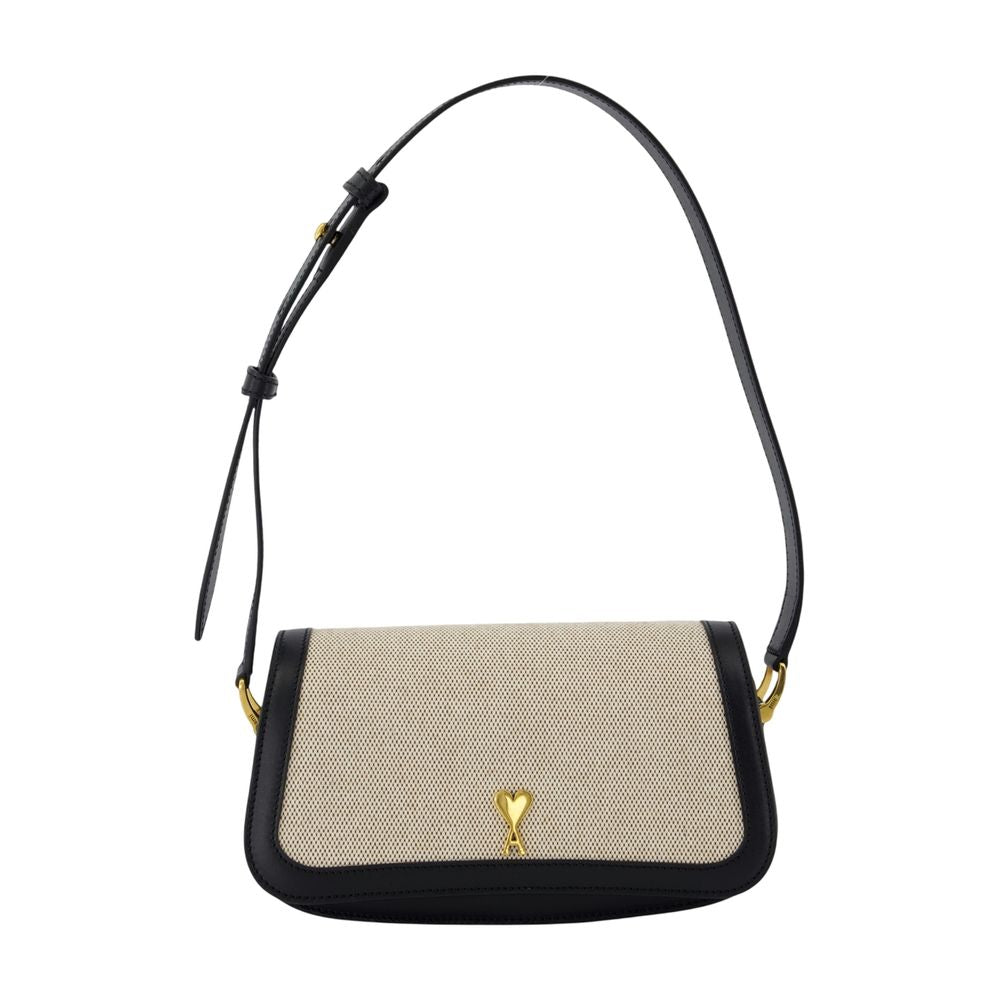 Schultertasche Paris Paris - AMI Paris - Leinwand - Multi