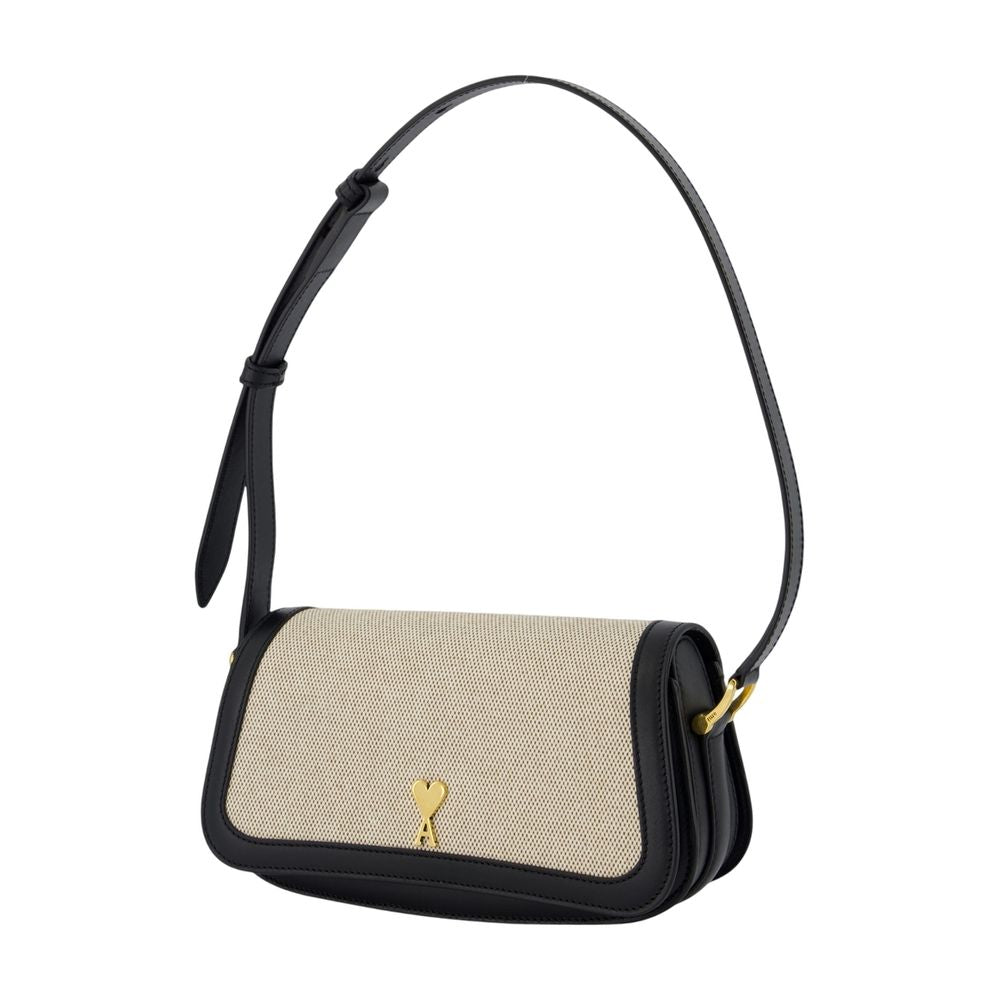Schultertasche Paris Paris - AMI Paris - Leinwand - Multi