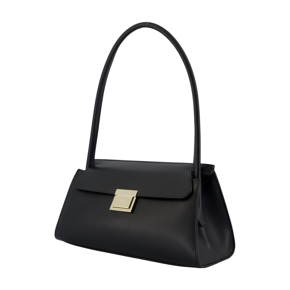 Small Mimi Schultertasche - AMI Paris - Leder - Schwarz