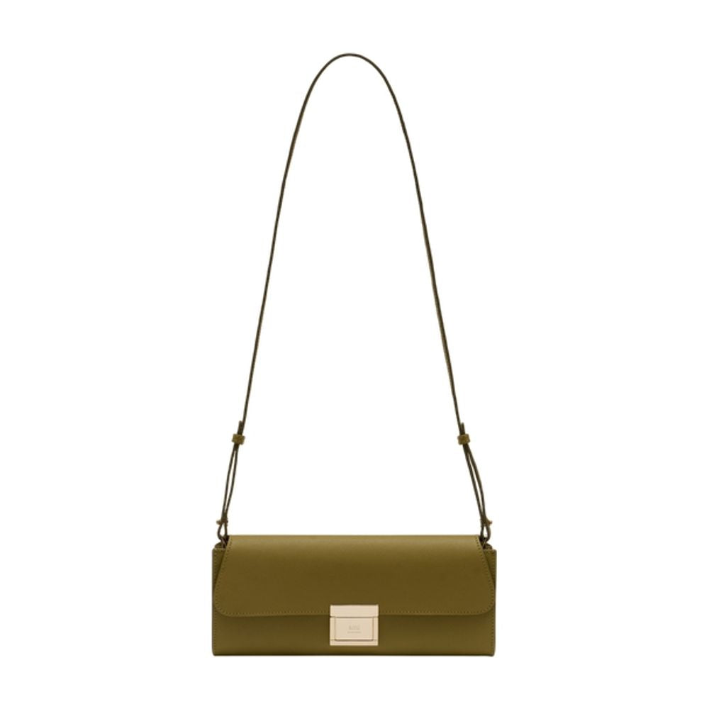 Mimi Clutch - AMI Paris - Leder - Khaki