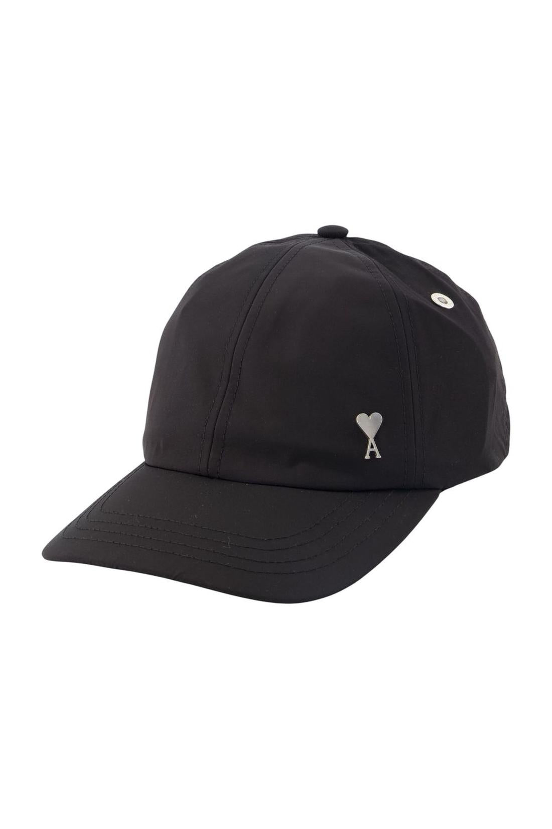 Ami De Coeur Stud Cap - AMI Paris - Baumwolle - Schwarz