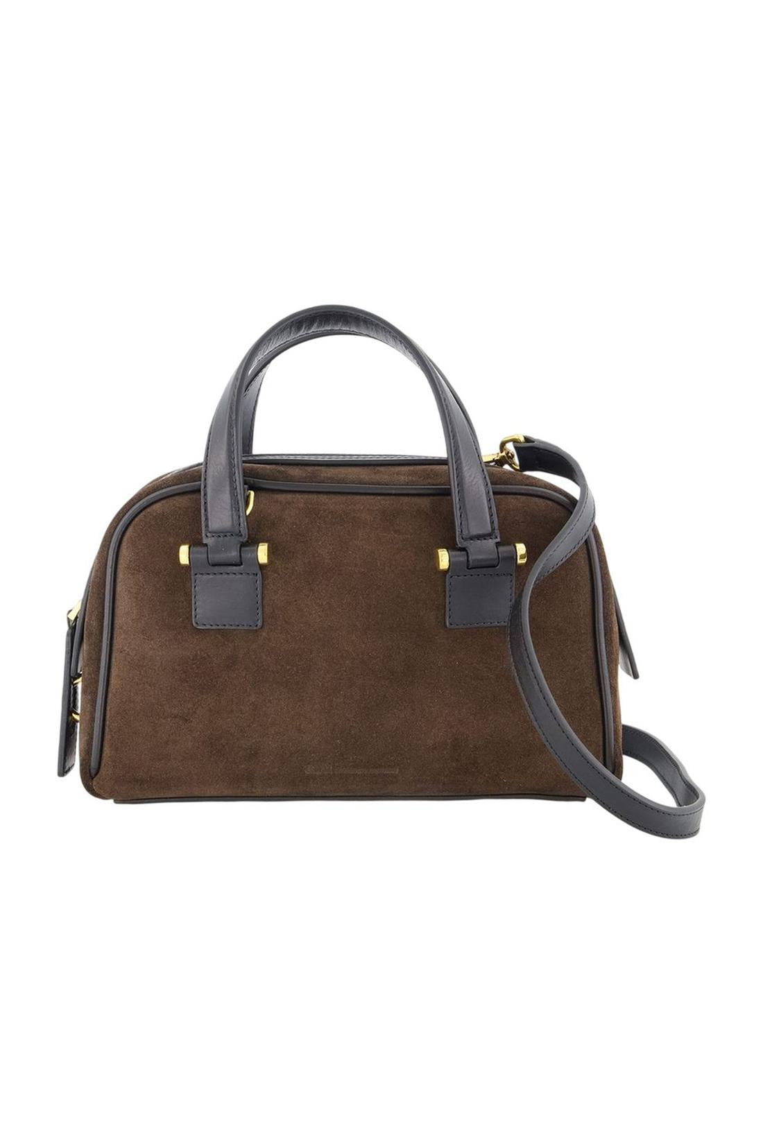 Georges Small Bowling Handtasche - AMI Paris - Leder - Braun