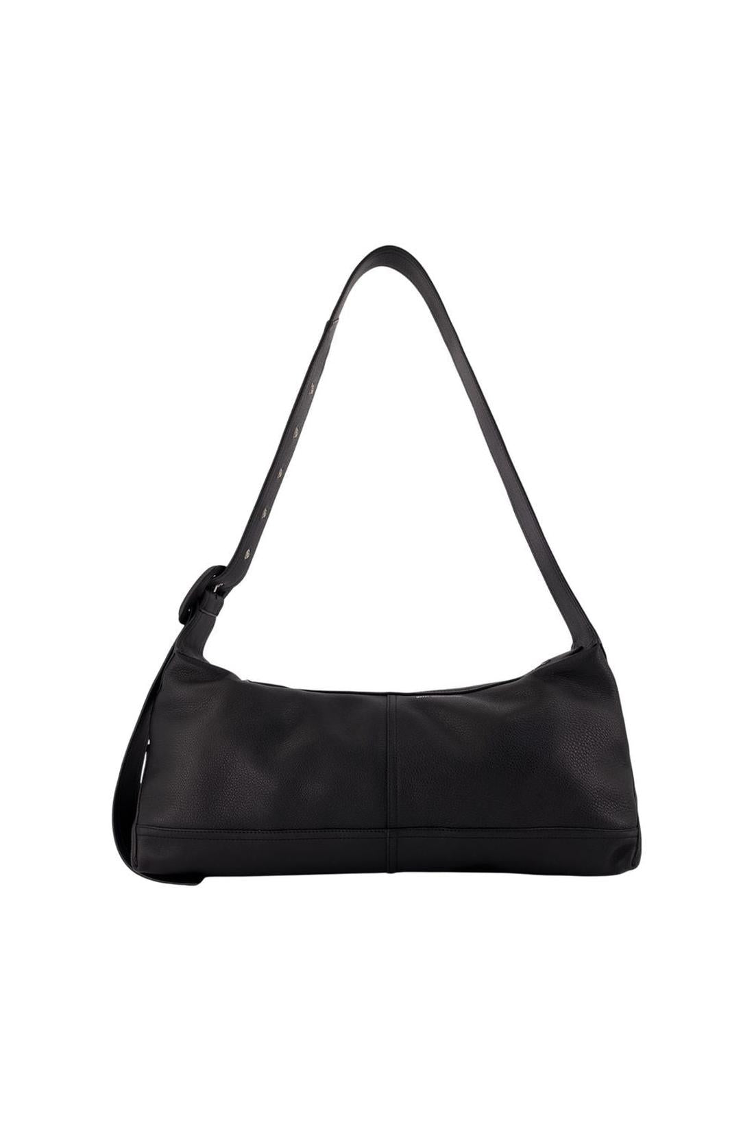 Etienne Small Schultertasche - AMI Paris - Leder - Schwarz
