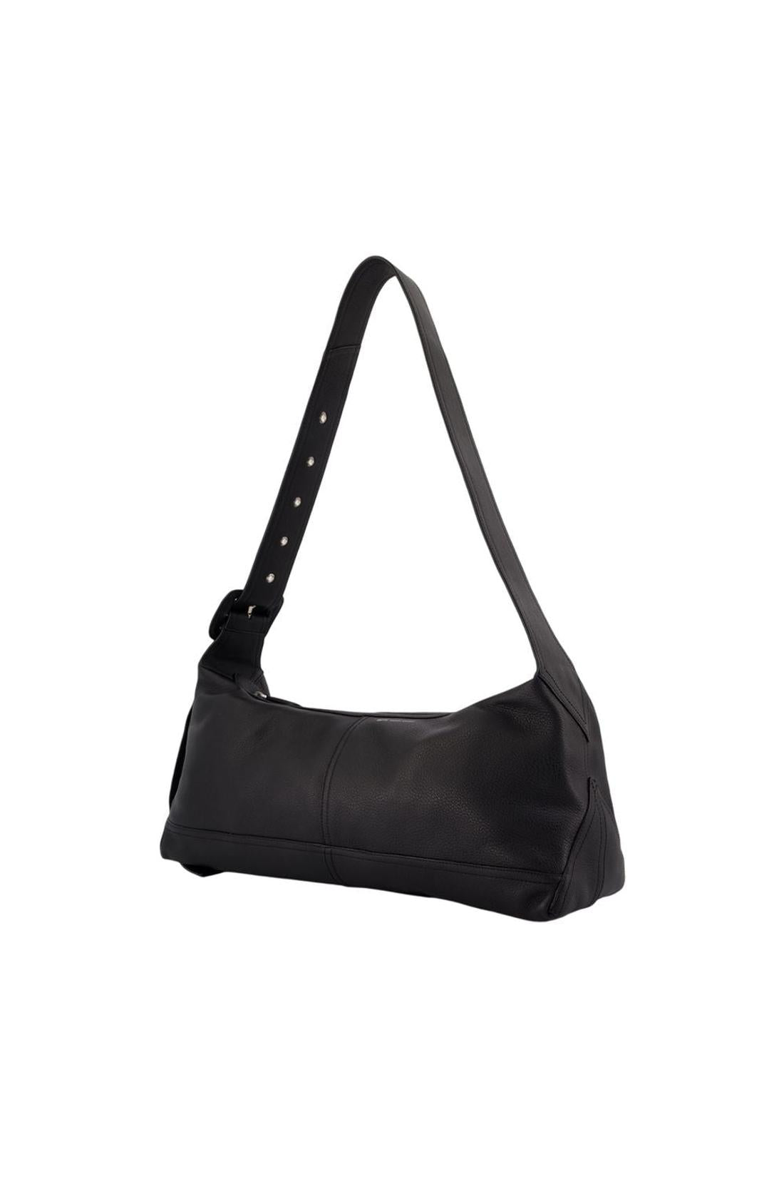Etienne Small Schultertasche - AMI Paris - Leder - Schwarz