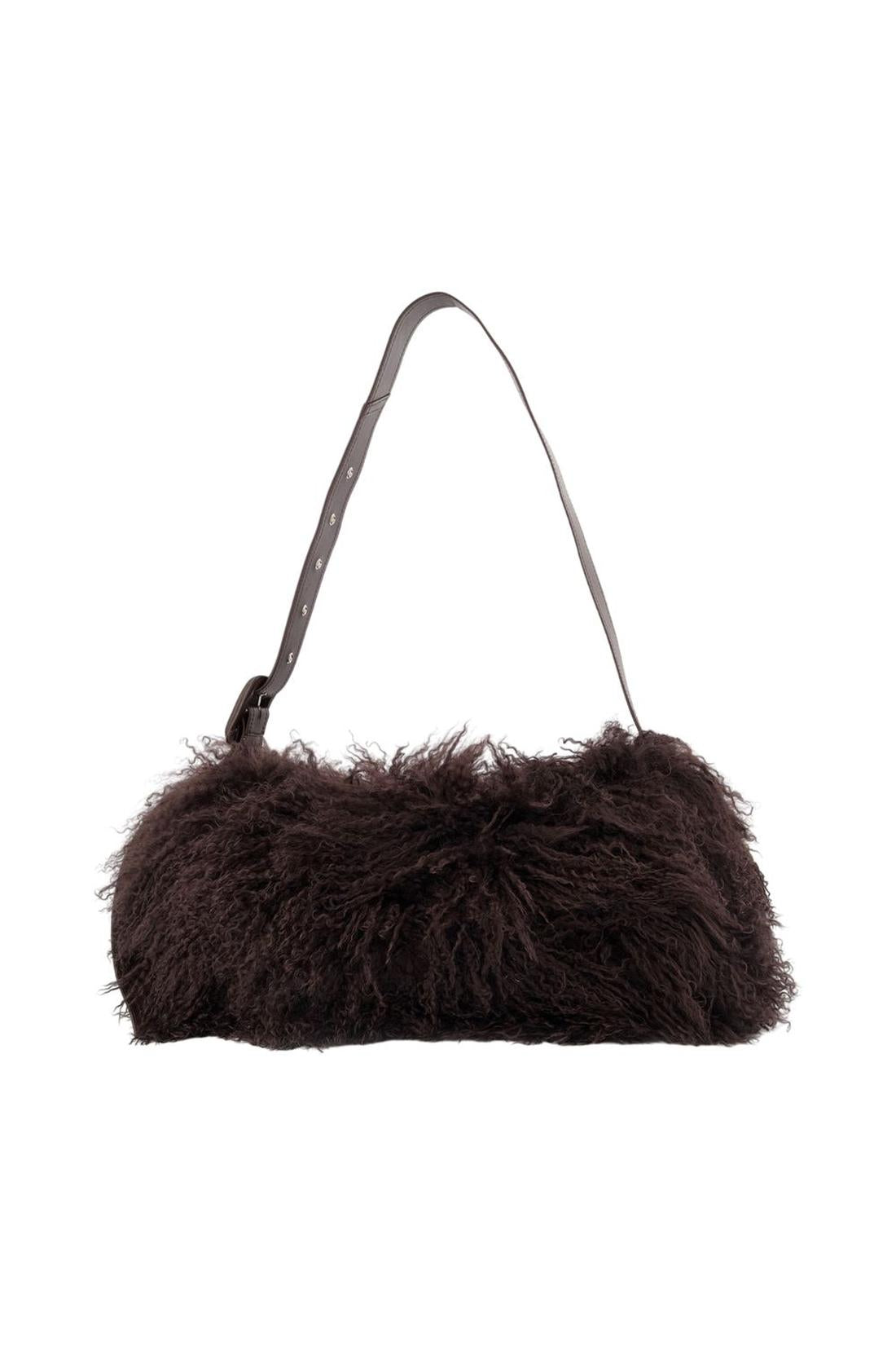 Etienne Small Schultertasche - AMI Paris - Leder - Braun