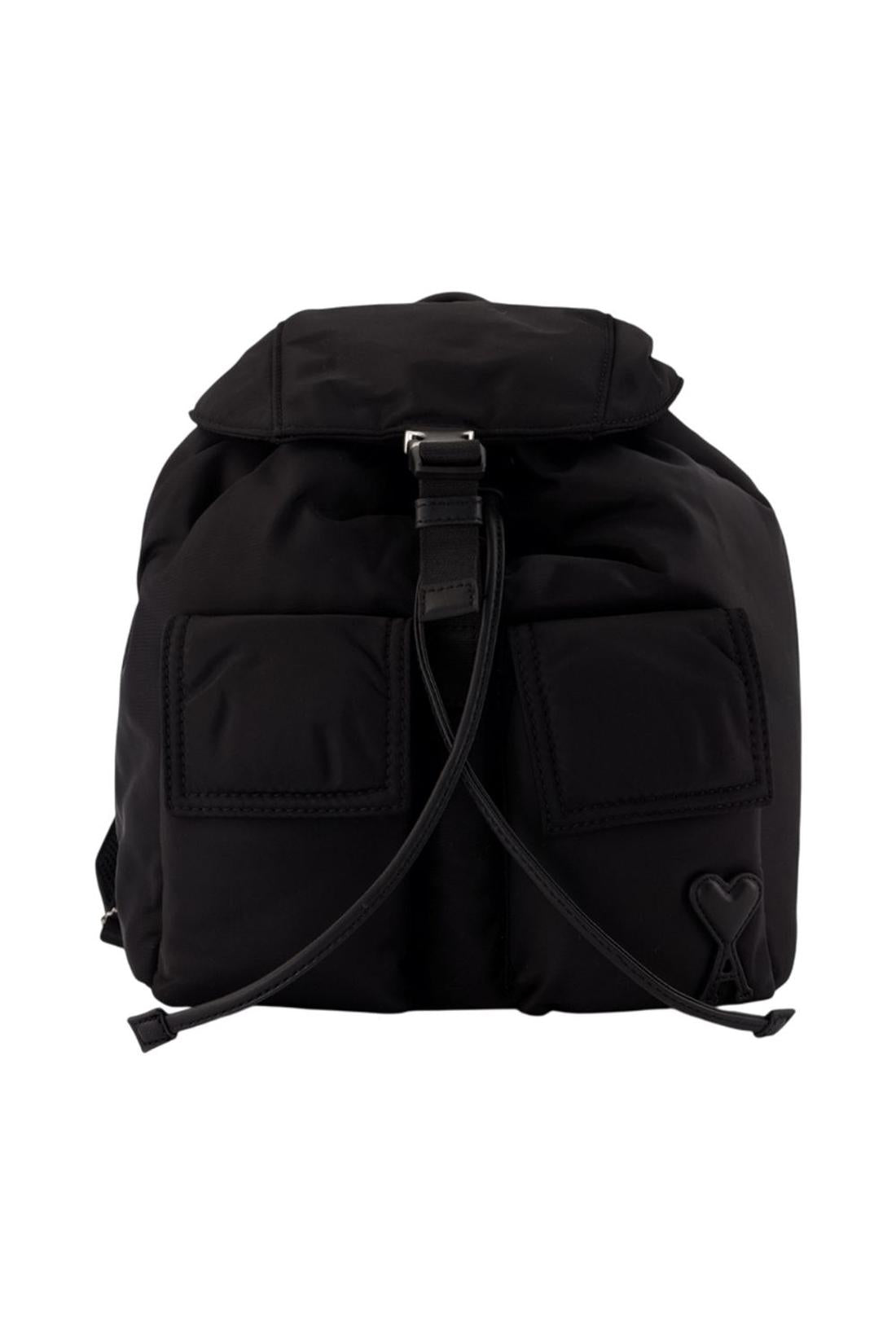 Rucksack Small Marcel - AMI Paris - Nylon - Schwarz