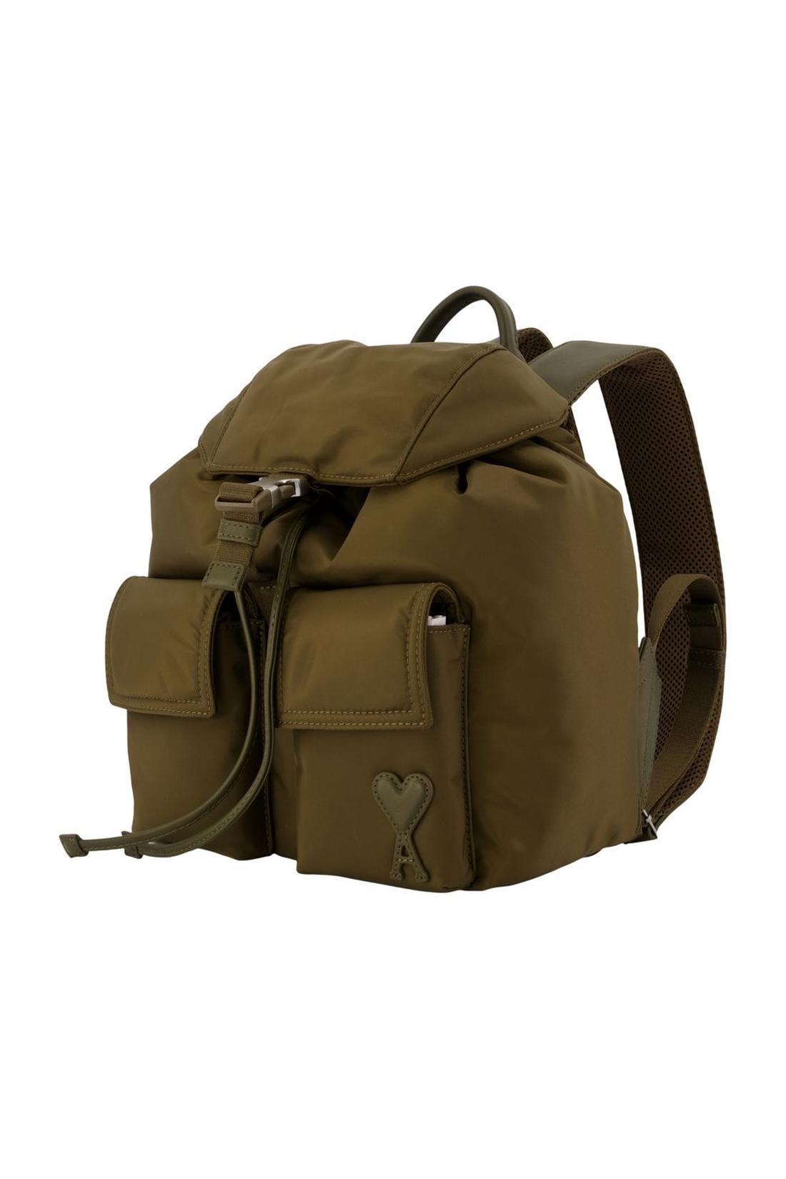 Rucksack „Small Marcel“ – AMI Paris – Nylon – Khaki