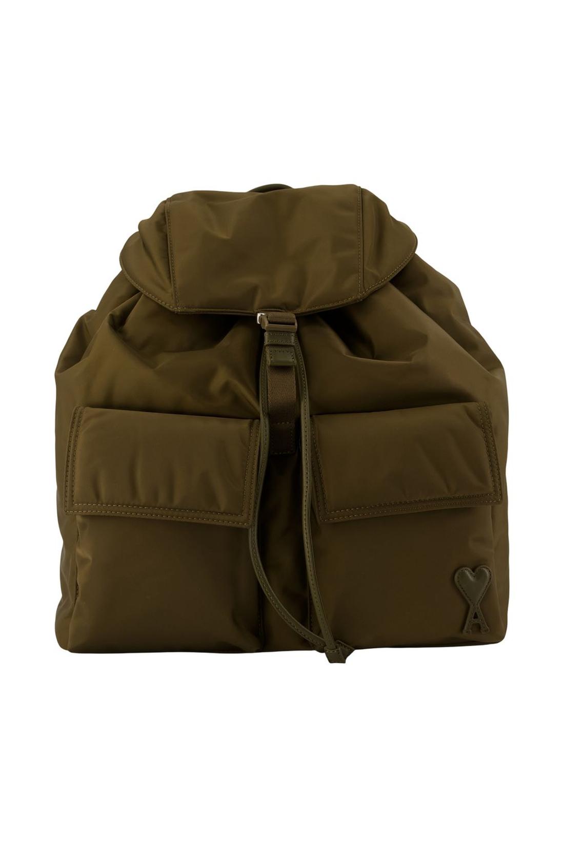 Rucksack Marcel – AMI Paris – Nylon – Khaki