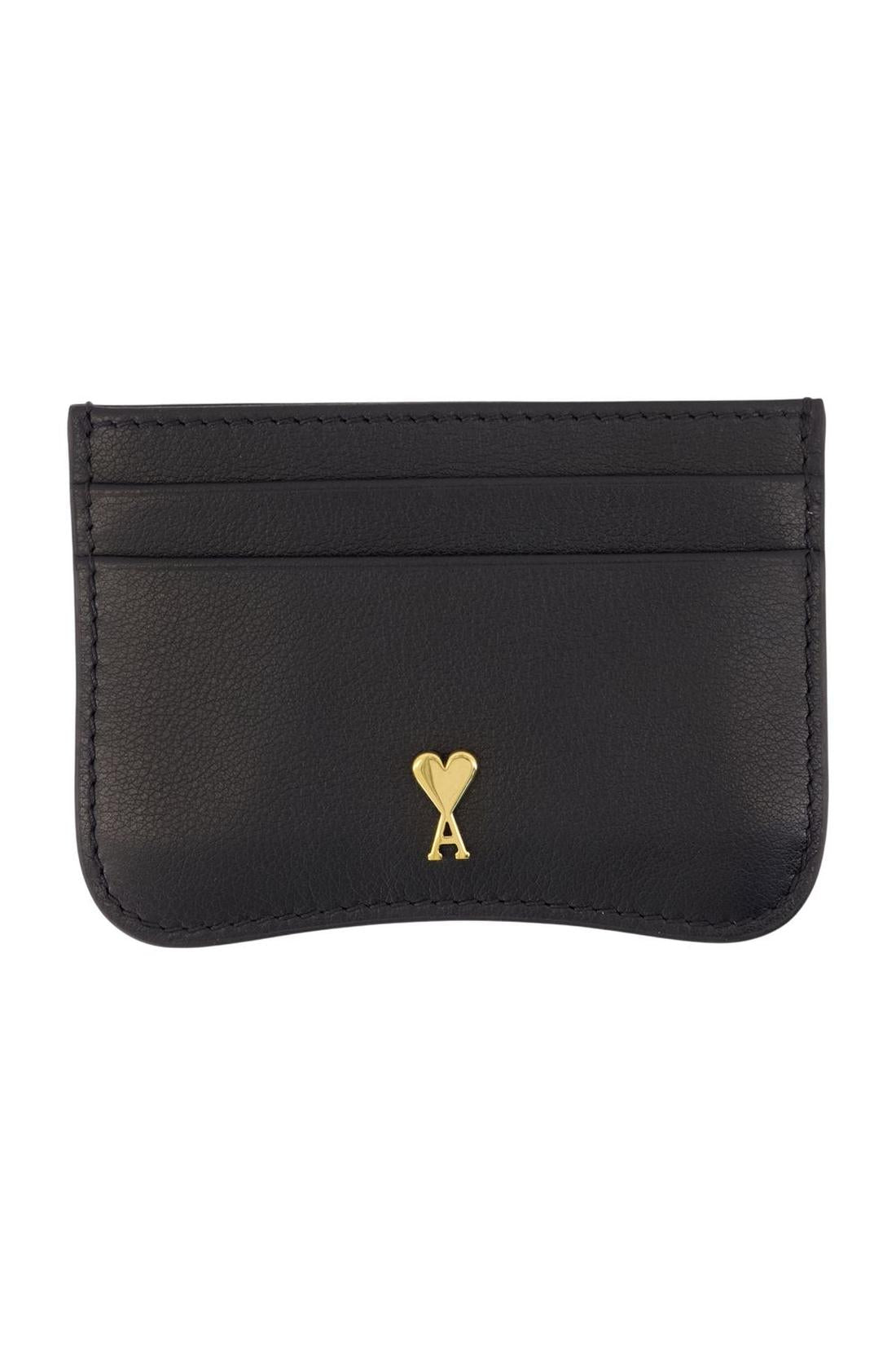 Kartenhalter Paris Paris - AMI Paris - Leder - Schwarz