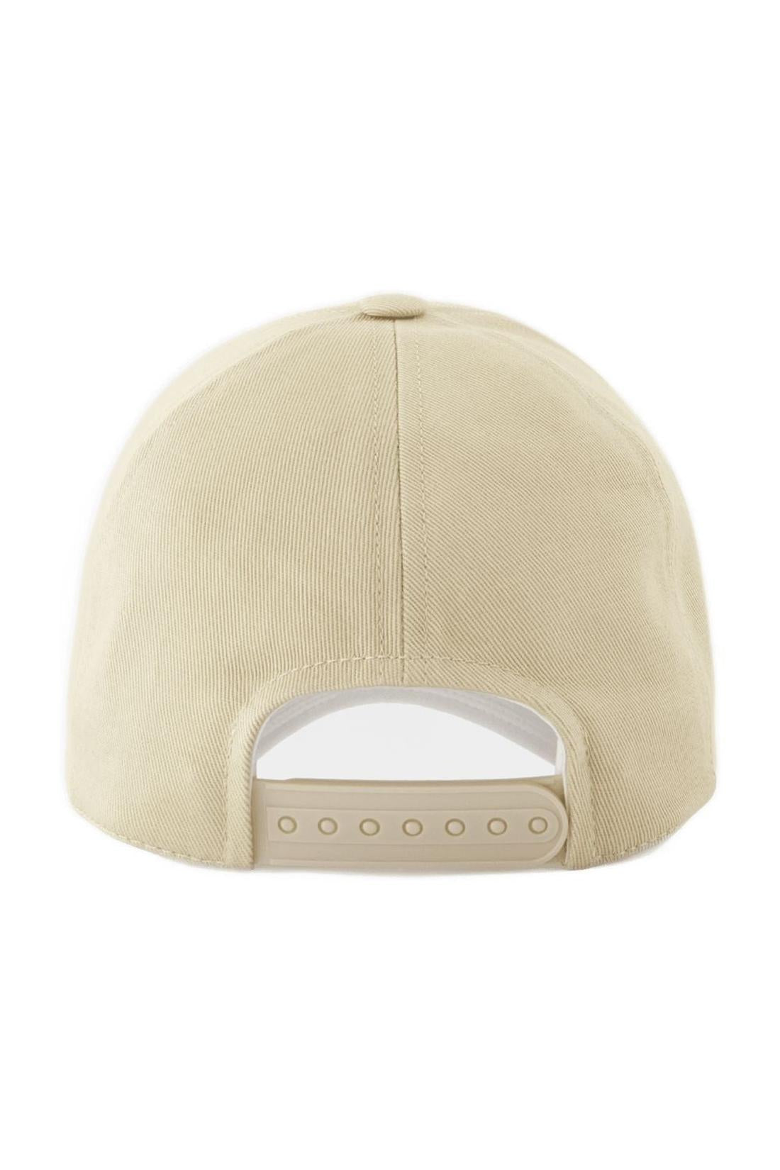 Courreges-Signature Cap - Courreges - Baumwolle - Beige-Outdoor-Black-Deal-Outlet-by-ARCHIVIST