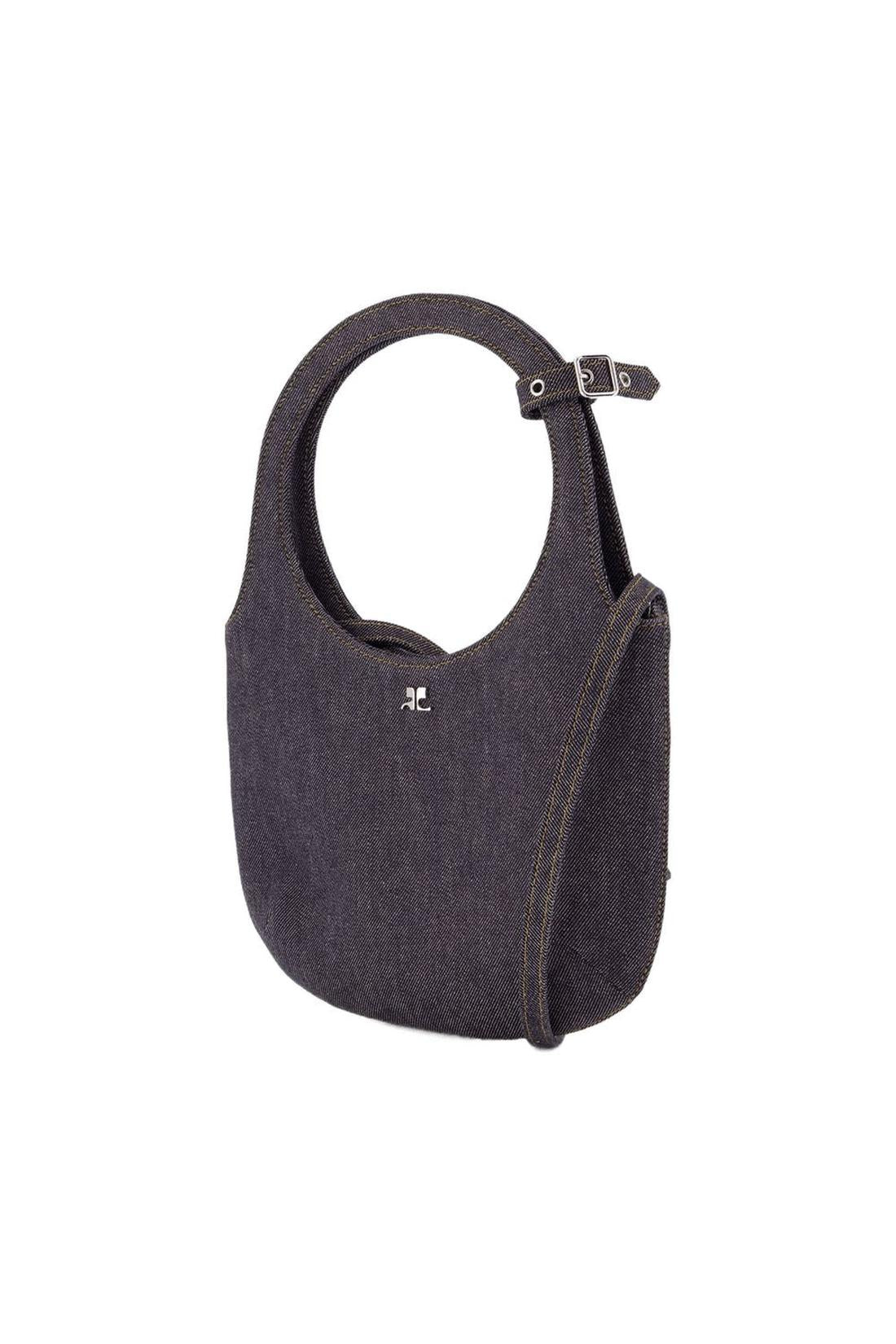Holy Shoulder Bag - Courreges - Cotton - Grey