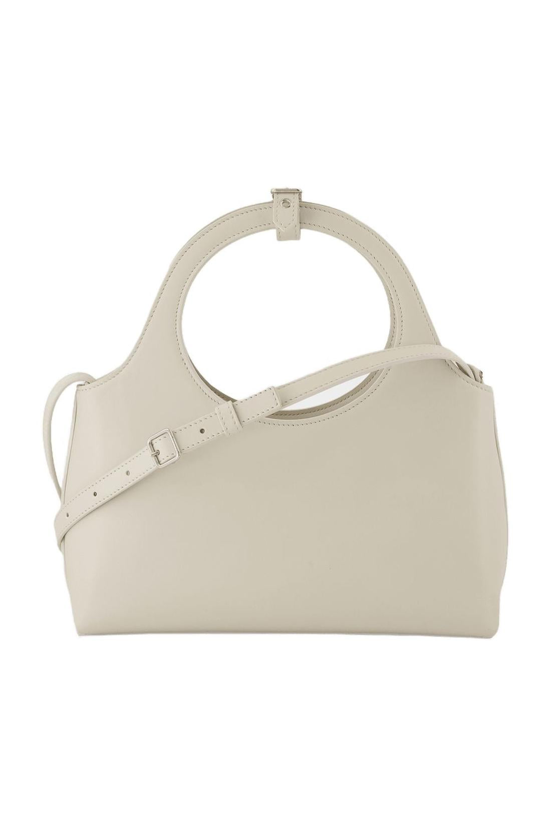 Courreges-Holy Day Schultertasche - Courreges - Leder - Weiß-Taschen-Black-Deal-Outlet-by-ARCHIVIST