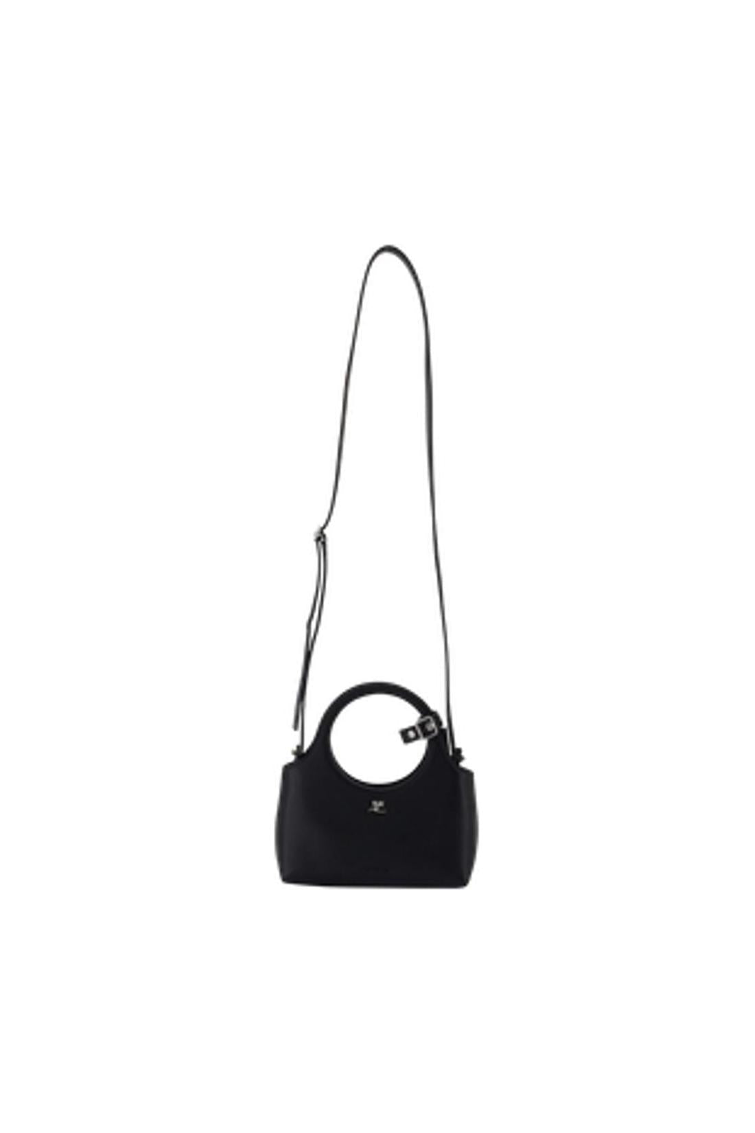 Courreges-Mini Holy Day Handtasche - Courreges - Leder - Schwarz-Taschen-Black-Deal-Outlet-by-ARCHIVIST
