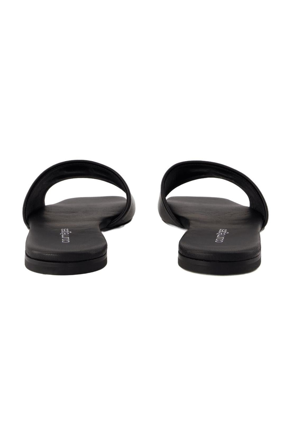 Courreges-Heritage Shadow Sandalen - Courreges - Leder - Schwarz-schuhe / pantoletten-Black-Deal-Outlet-by-ARCHIVIST