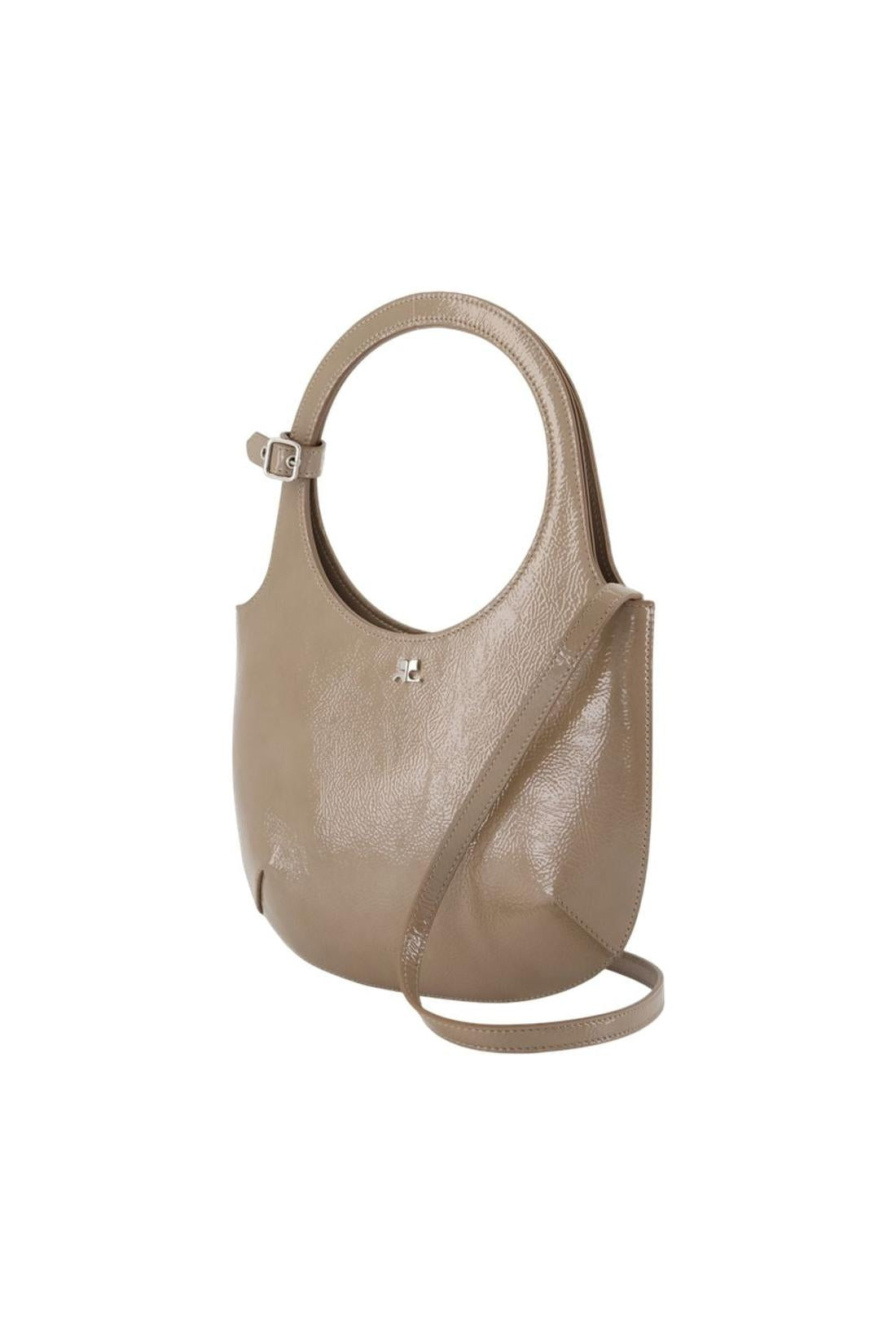 Courreges-Holy Handtasche - Courreges - Leder - Braun-Taschen-Black-Deal-Outlet-by-ARCHIVIST