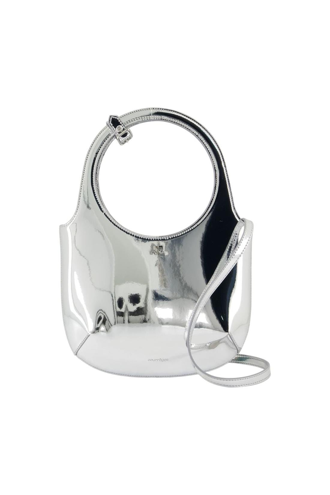 Courreges-Holy Mirror Handtasche - Courreges - Synthetik - Silber-Taschen-Black-Deal-Outlet-by-ARCHIVIST