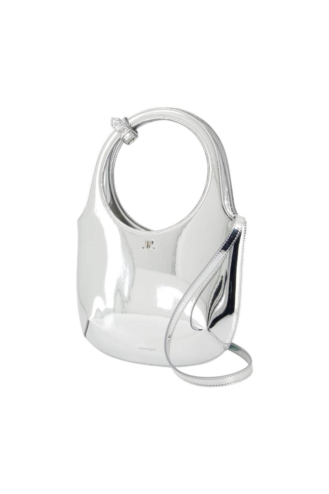 Courreges-Holy Mirror Handtasche - Courreges - Synthetik - Silber-Taschen-Black-Deal-Outlet-by-ARCHIVIST