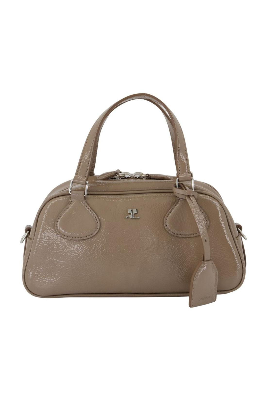 Courreges-Handtasche Friday - Courreges - Leder - Braun-Taschen-Black-Deal-Outlet-by-ARCHIVIST