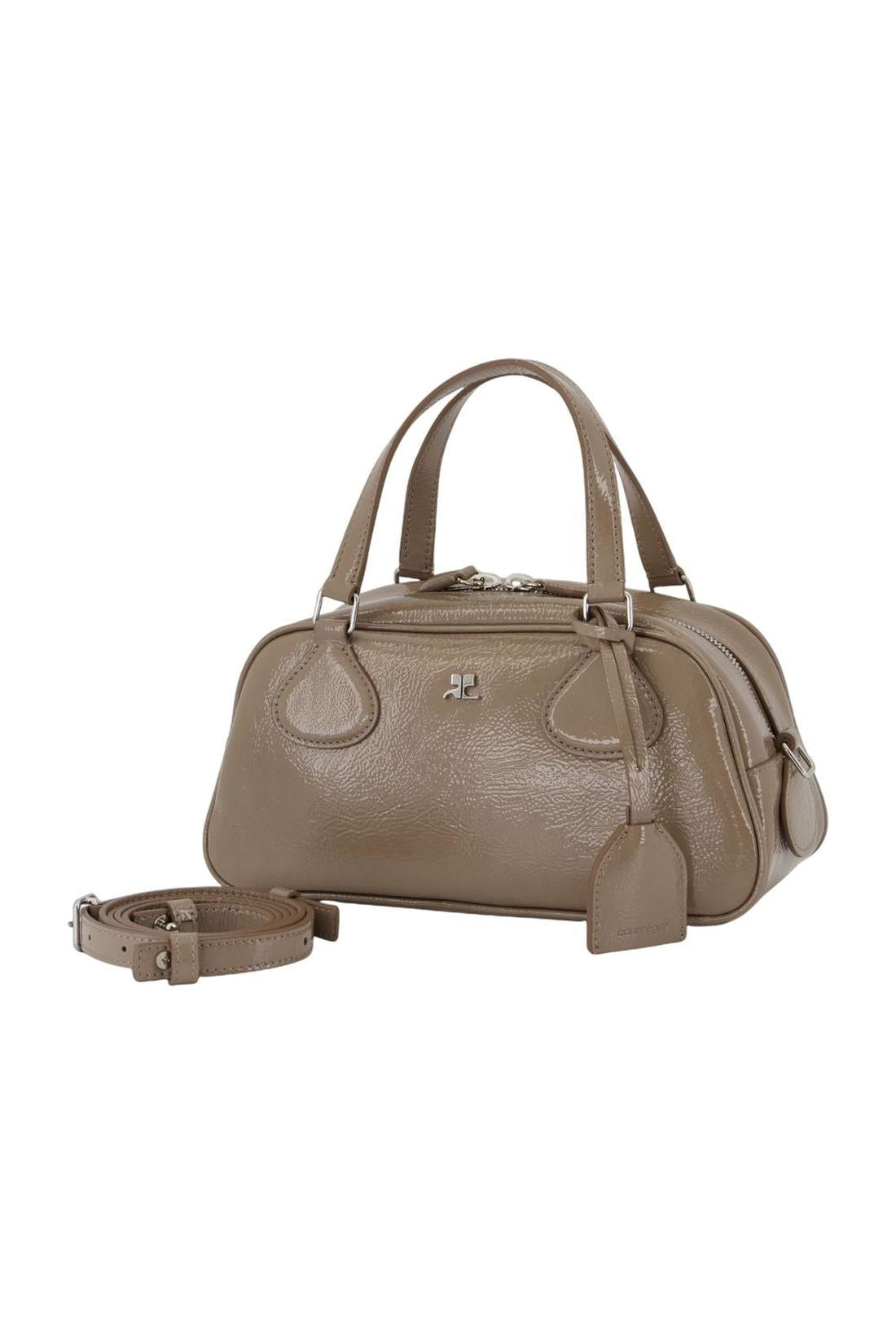 Courreges-Handtasche Friday - Courreges - Leder - Braun-Taschen-Black-Deal-Outlet-by-ARCHIVIST