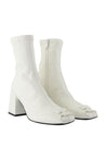 Courreges-Stiefeletten Reedition - Courreges - Leder - Weiß-Stiefel & Stiefeletten-Black-Deal-Outlet-by-ARCHIVIST
