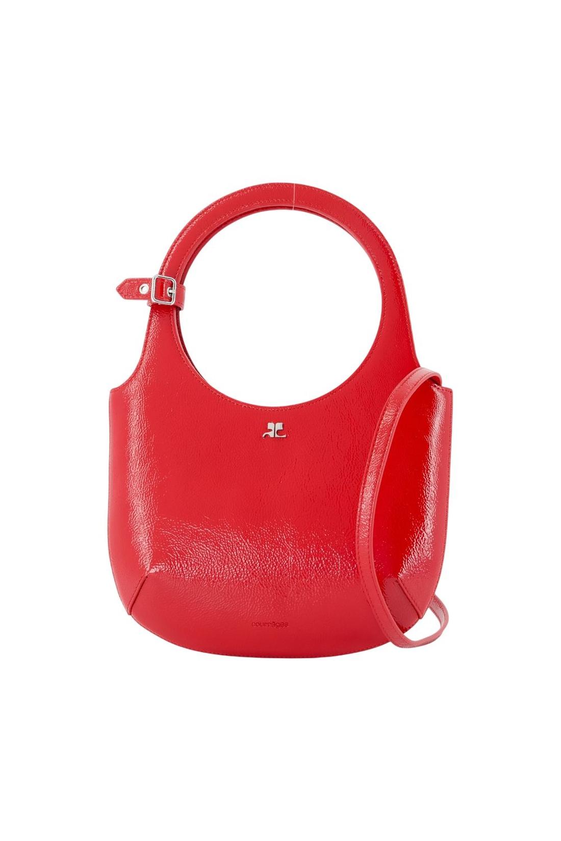 Courreges-Holy Handtasche - Courreges - Leder - Rot-Taschen-Black-Deal-Outlet-by-ARCHIVIST